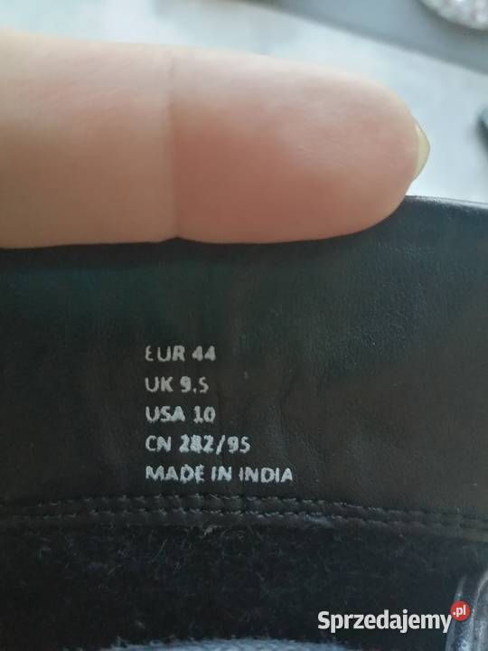 AJ Armani Jeans męskie półbuty wizytowe czarne inna dolnośląskie Zgorzelec