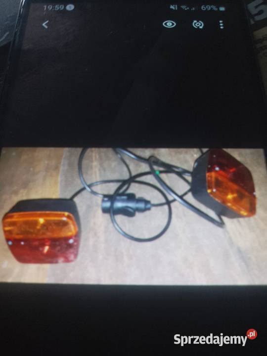 Lampy tylne przyczepki