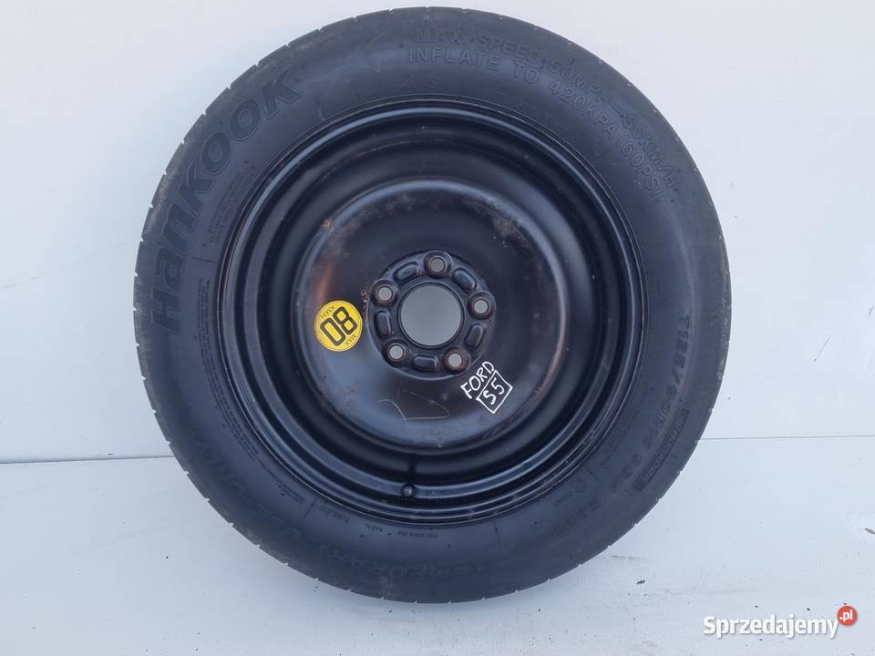 KOŁO ZAPASOWE 12590 R16 DOJAZDOWE Ford C Focus Wyposażenie wnętrza Rudka sprzedam