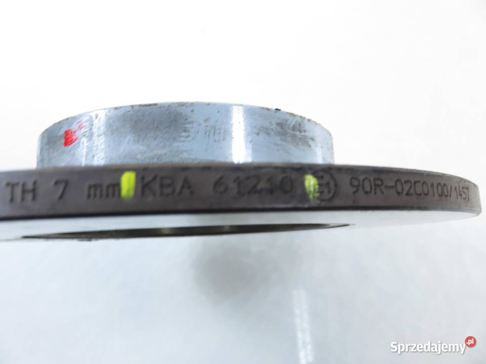 TARCZE HAMULCOWE TYŁ SKODA FABIA II 12 TSI małopolskie