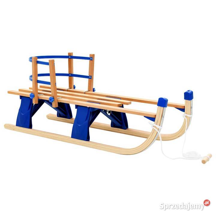 vidaXL Składane sanki z oparciem drewniane 119 Warszawa
