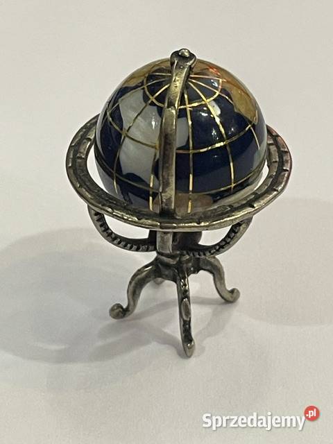 Miniaturowy globus z kamieni półszlachetnych Kraków sprzedam