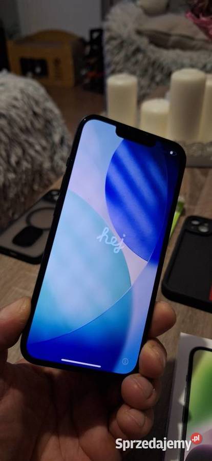 Iphon 14 czarny i blekitny Poznań