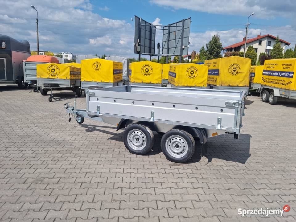 Przyczepa platforma nowa uniwersalna burty mazowieckie