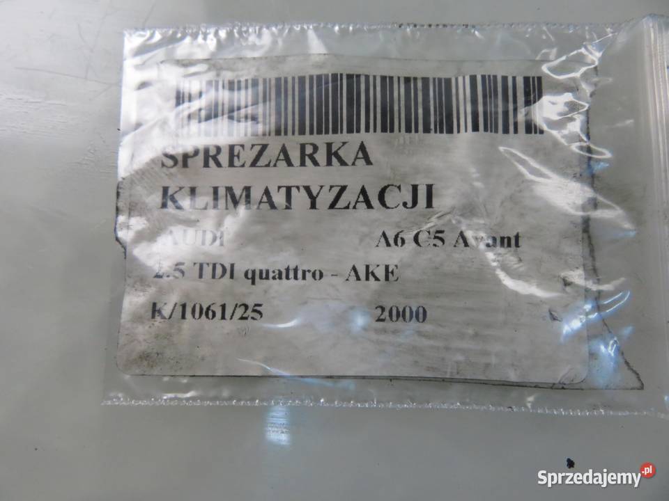 KOMPRESOR KLIMATYZACJI AUDI A6 C5 25 TDI