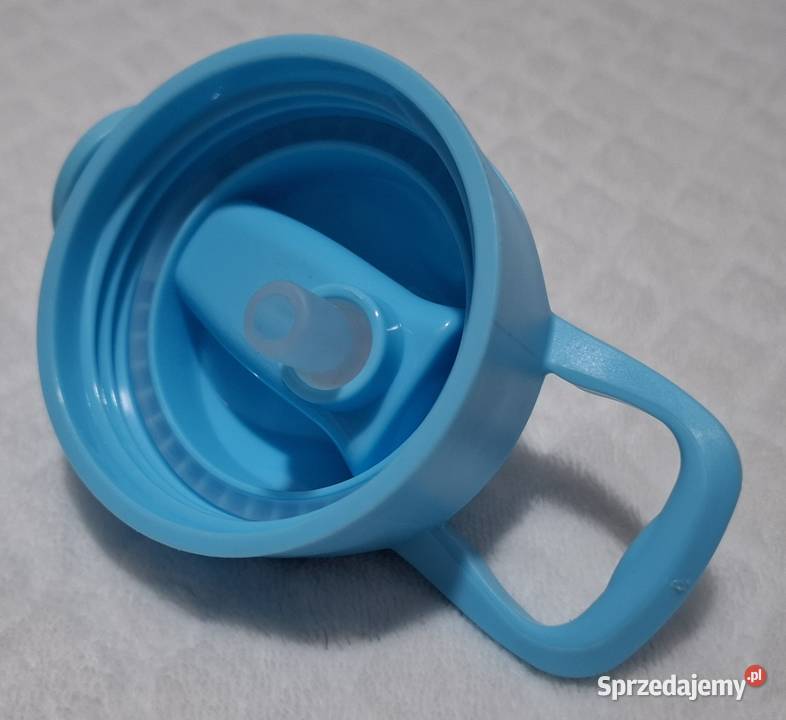 Nakrętka do bidonu na wodę dziubek niebieska 65 Butelki, bidony i lunch boxy śląskie