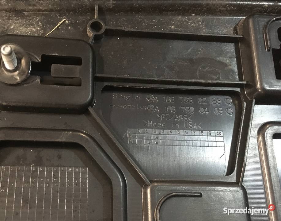 Mercedes GL x166 spojler lotka klapy bagażnika Łódź sprzedam