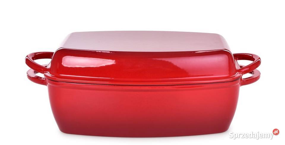 Duża masywna brytfanna z pokrywką grillową Warszawa sprzedam