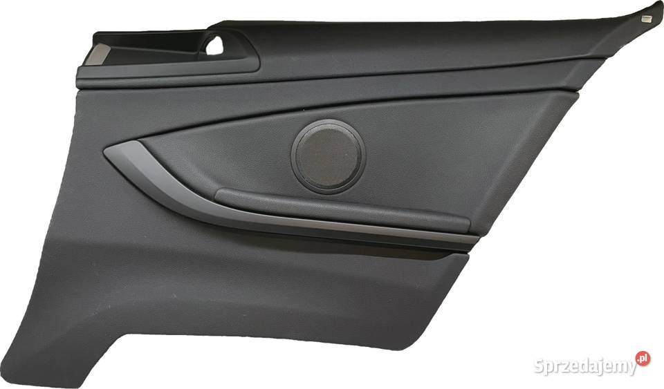 BMW F32 F33 boczek drzwi prawy tył czarna skóra