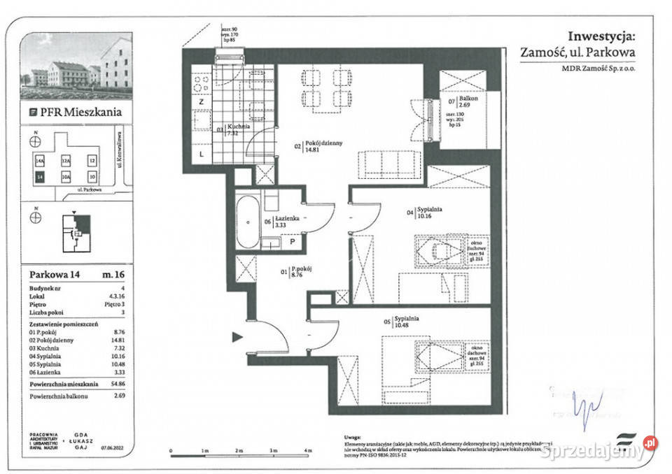 Mieszkanie 3 pokojowe z dopłata do czynszu Piętro 3 lubelskie Zamość