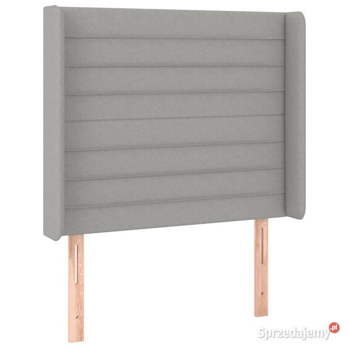 Zagłówek do łóżka z LED jasnoszary 83x16x118128 mazowieckie Warszawa