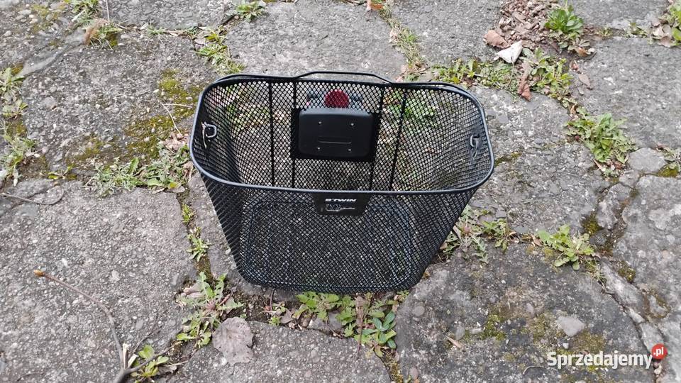 Używany koszyk rowerowy na kierownicę odpinany Ruda Śląska