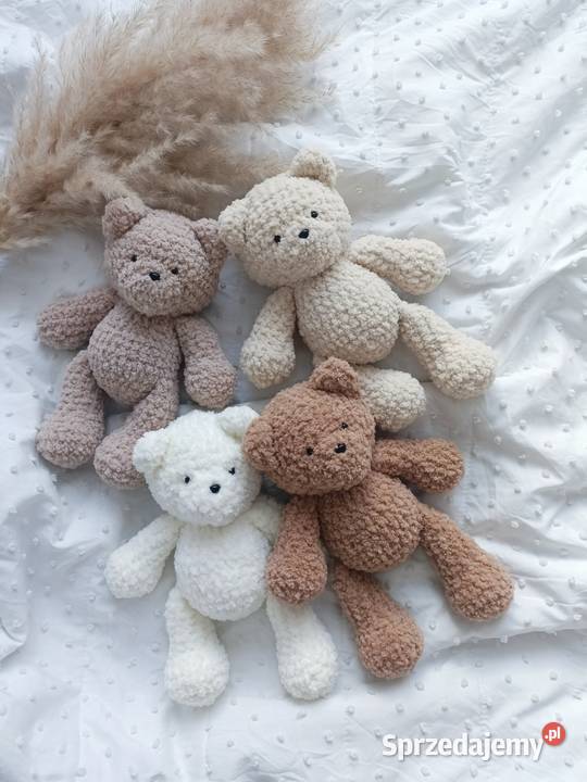 Miś maskotka pluszak handmade 22 Jawornik Polski