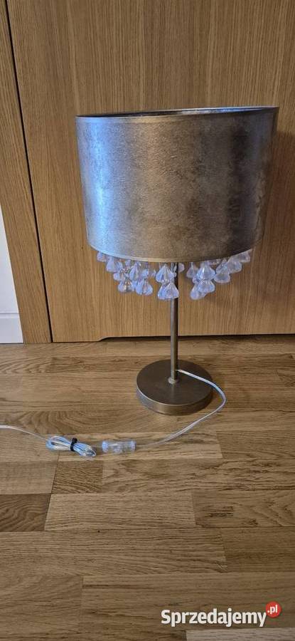 Lampa z kryształkami na stół Chorzów sprzedam
