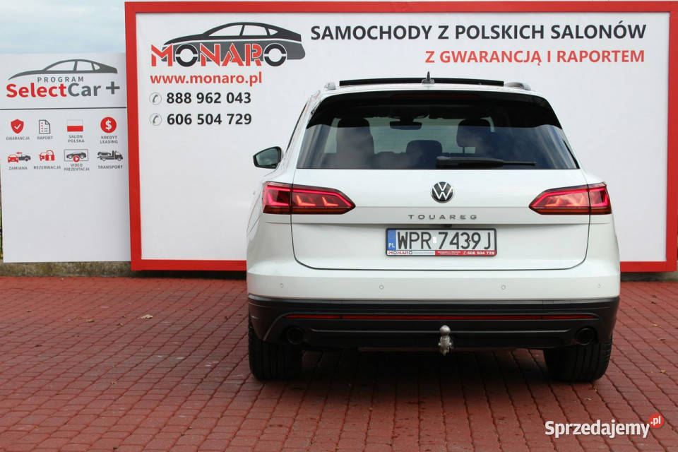 Volkswagen Touareg 30 V6 TDI 4Motion DSG Salon czujnik zmierzchu kujawsko-pomorskie