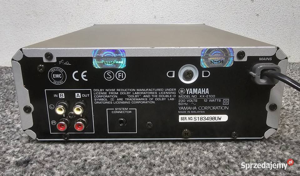 Magnetofon Yamaha KXE100 Sprzęt z serii sprzedam