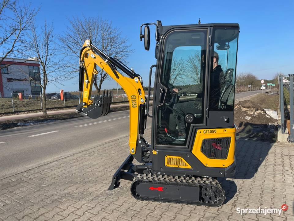 Nowa Minikoparka z kabiną GT1050C Gunter mazowieckie
