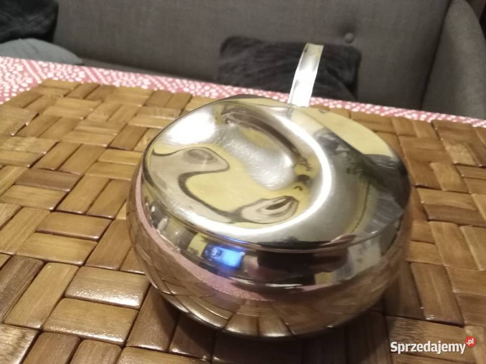 Prl cukiernica art deco metal Pozostałe Łódź