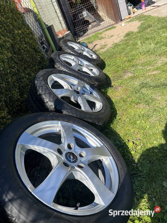 Alufelgi z oponami 5x115 17 wielkopolskie Strzałkowo sprzedam