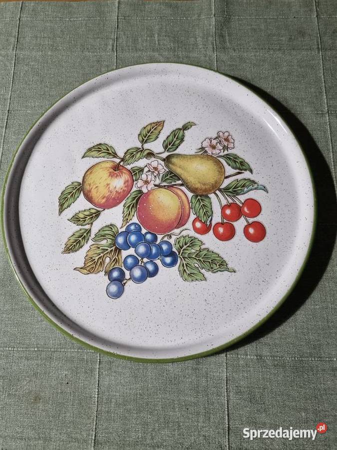 Talerz Z Owocami Ceramika i szkło Wola Podłężna