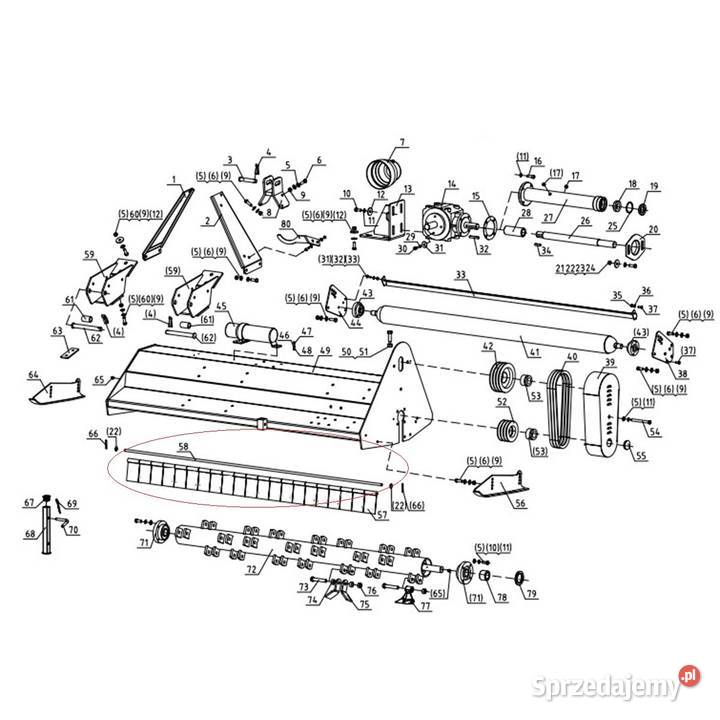 Pręt osłony bezpieczeństwa 12 x 1490 mm EFG145