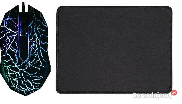 Myszka Gamingowa RGB Podkładka USB Akcesoria (Laptop/PC) Kielce