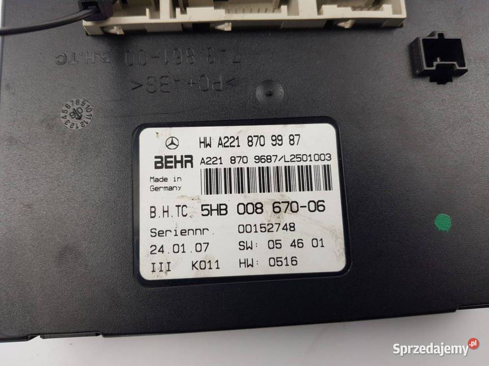 MODUŁ A2218709987 S 320 Lipno