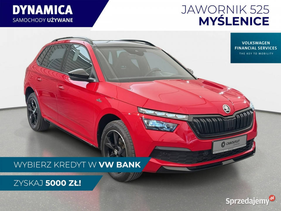 koda Kamiq VAT 23 Monte Carlo 15TSI 150 DSG 2022 gniazdo USB Myślenice