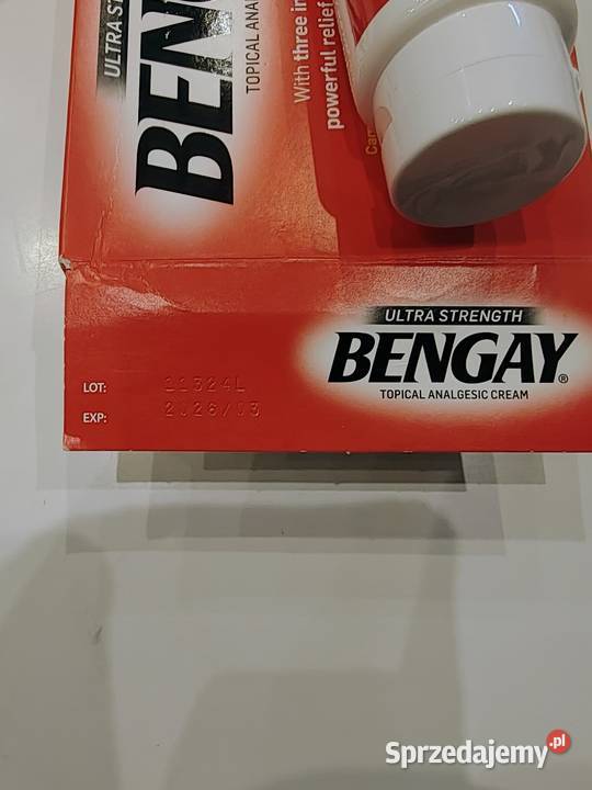 Maść Bengay czerwony z USA Rzeszów sprzedam