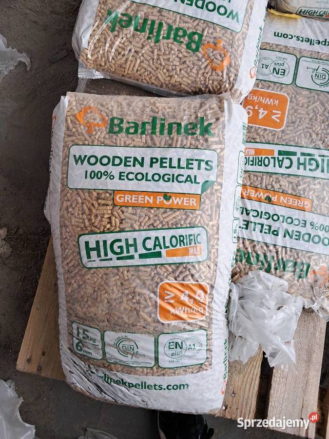 Pellet Pelet Barlinek 6mm certyfikat worki 15 Będków