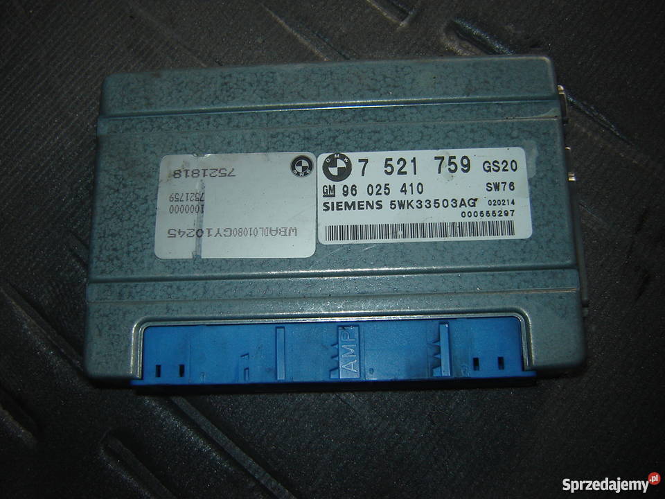 BMW e39 02r 25D sterownik skrzyni 7521759 lubuskie Strzelce Krajeńskie