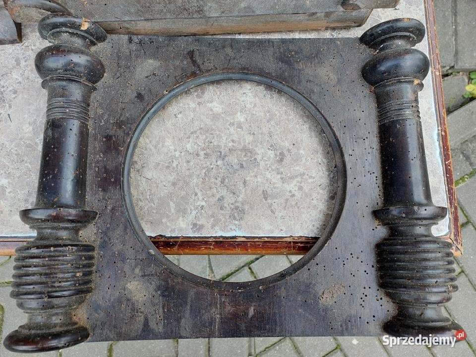 Drewniane elementy starych zegarów ślązak Antyki Tczew