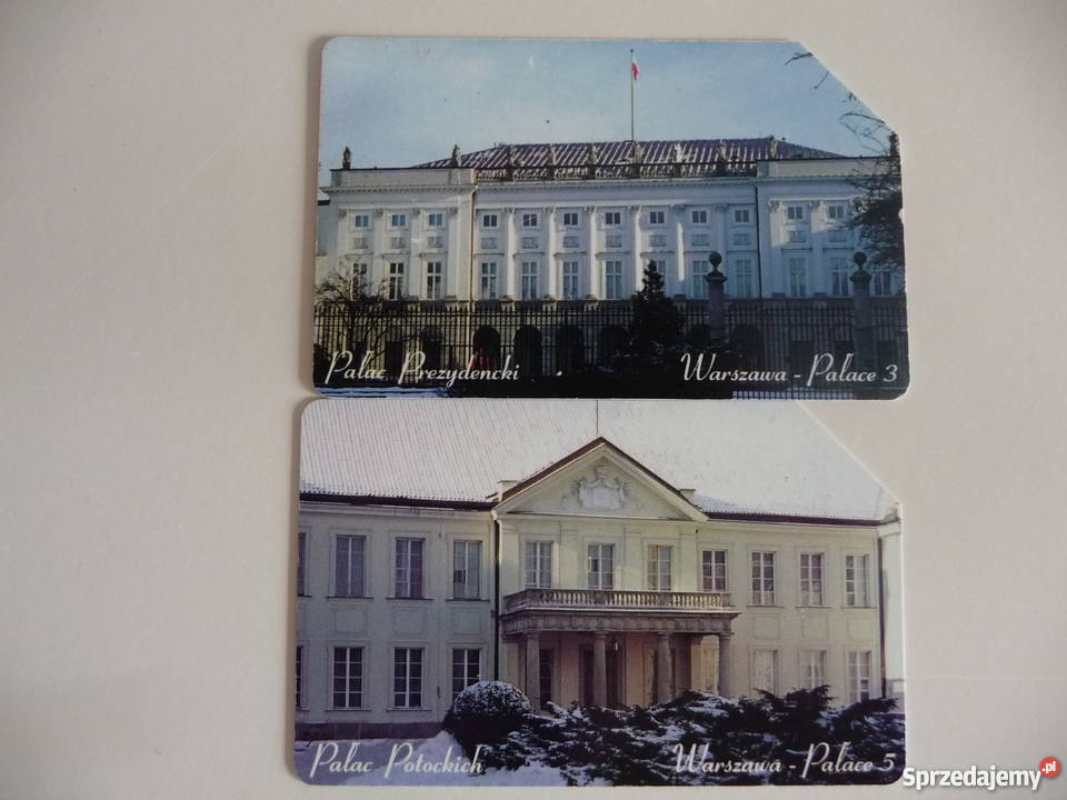 Karty telefoniczne Warszawa Pałace 2