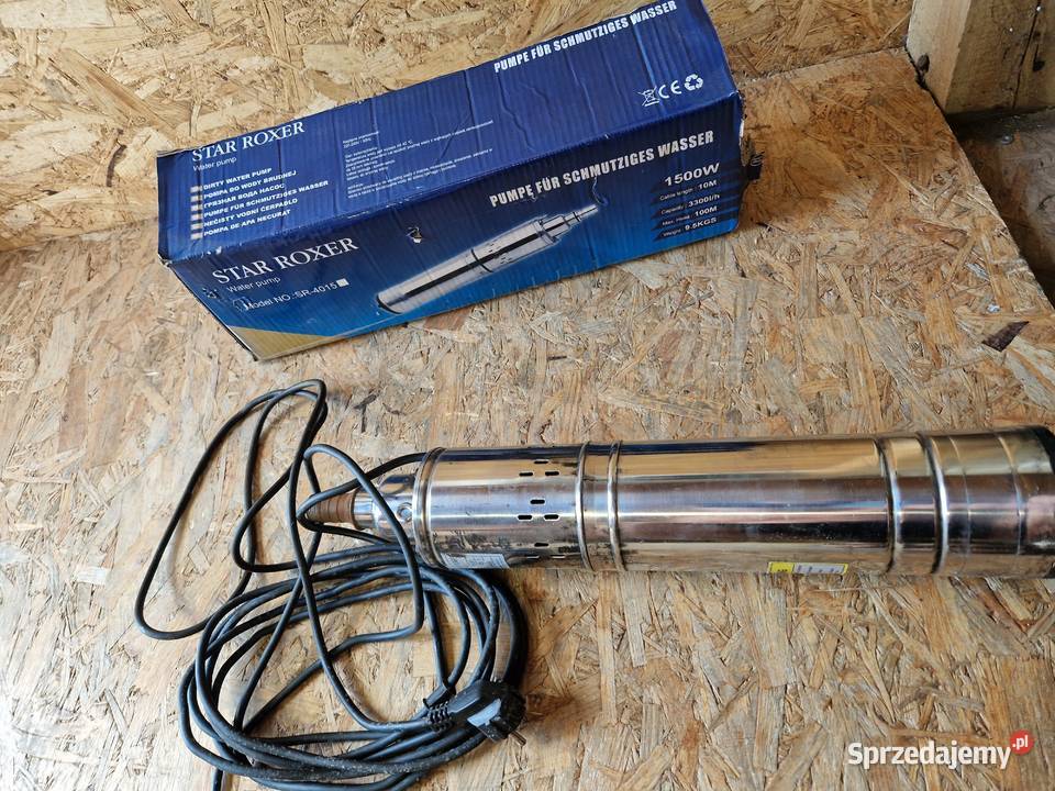 Pompa Do Wody Głębinowa Śrubowa 1500W star roxer Głogowa sprzedam