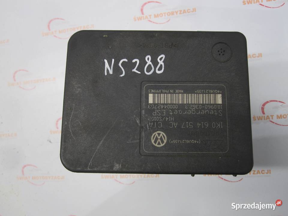VW GOLF V 07r 14 pompa ABS 1K0614517AC osobowe Kielce