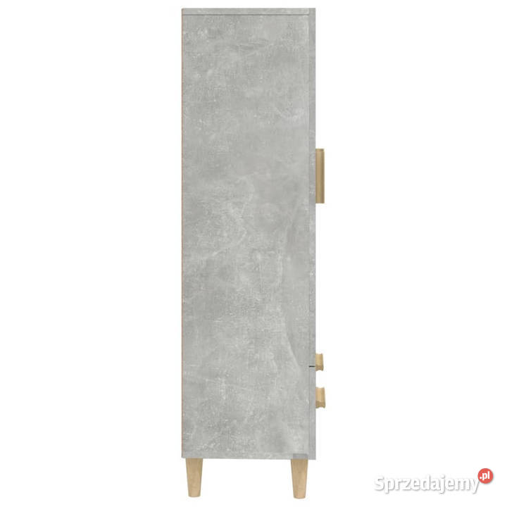 Wysoka szafka szarość betonu 70x31x115 WM812568