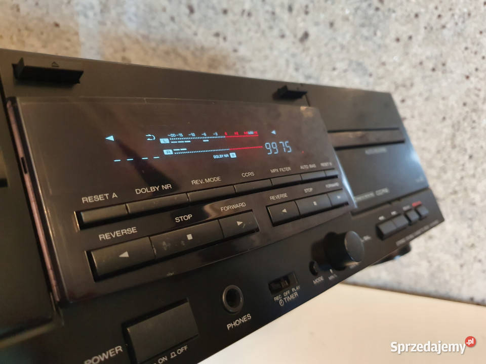 Kenwood magnetofon dwukasetowy KX w4080 Międzychód