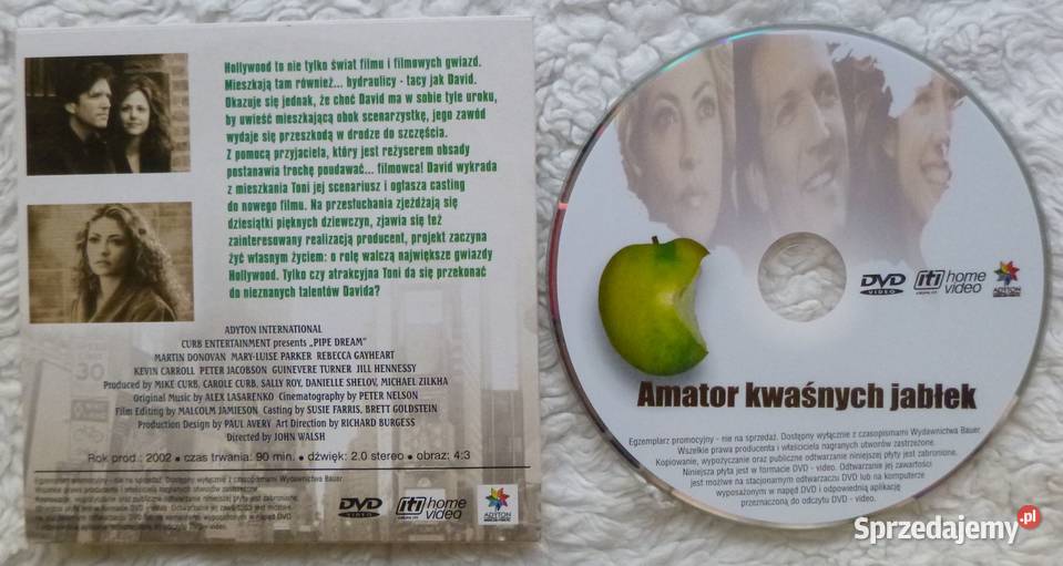 Film DVD Amator kwaśnych jabłek Warszawa
