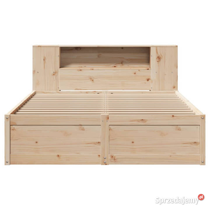 Rama łóżka bez materaca lite drewno sosnowe 82cm Warszawa