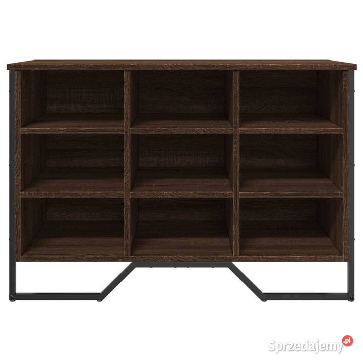 Szafka na buty brązowy dąb 90x38x615 WM848648 Warszawa