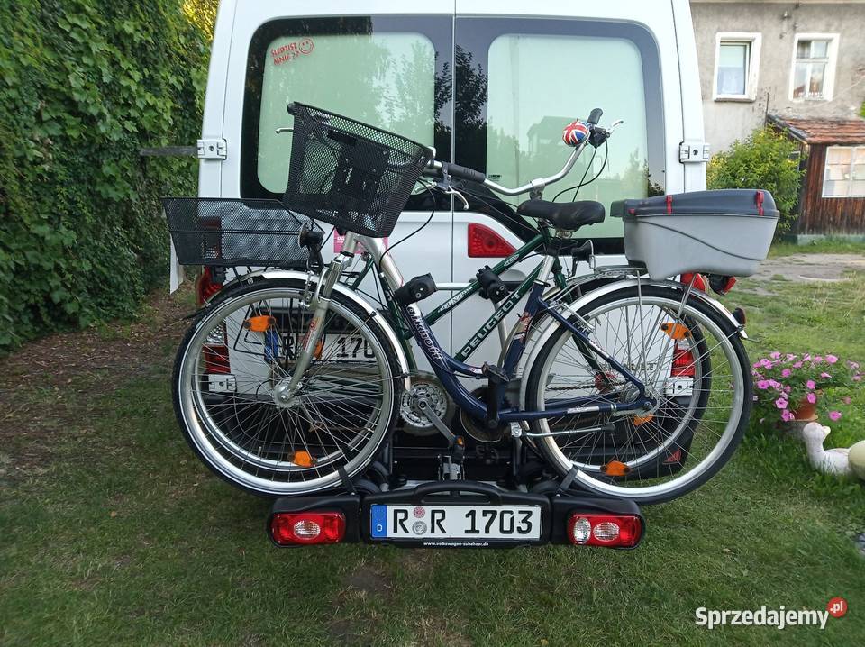 Bgażnik Rowerowy na Hak UEBLER na dwa rowery 50 dolnośląskie