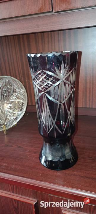 Wazon kryształowy wys 38 fi 15 dolnośląskie Wrocław
