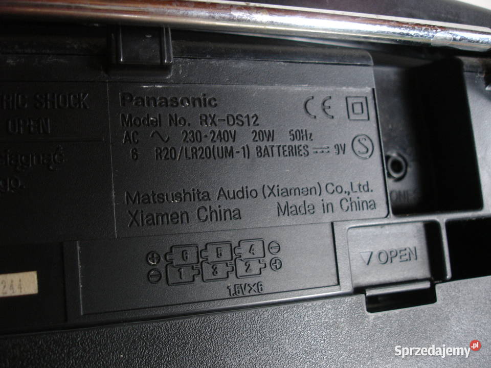 Radiomagnetofon PANASONIC RXDS12 Zielona Góra sprzedam