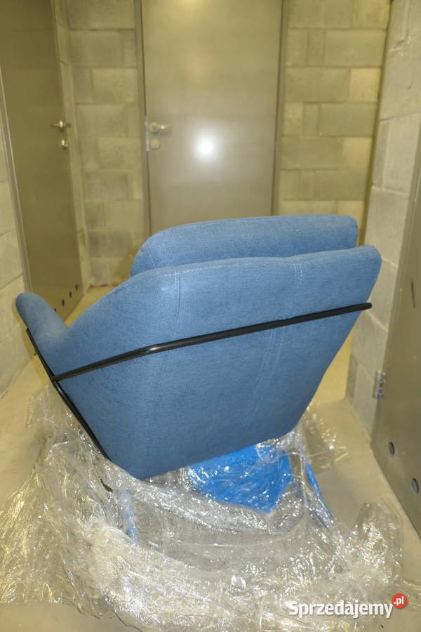 Fotel Kubełkowy Claudie Design Eugero Denim 153