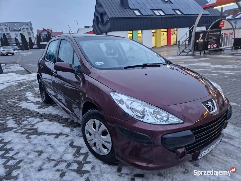 Peugeot 307 diesel 110 bezwypadkowy piękny kolor nieuszkodzony
