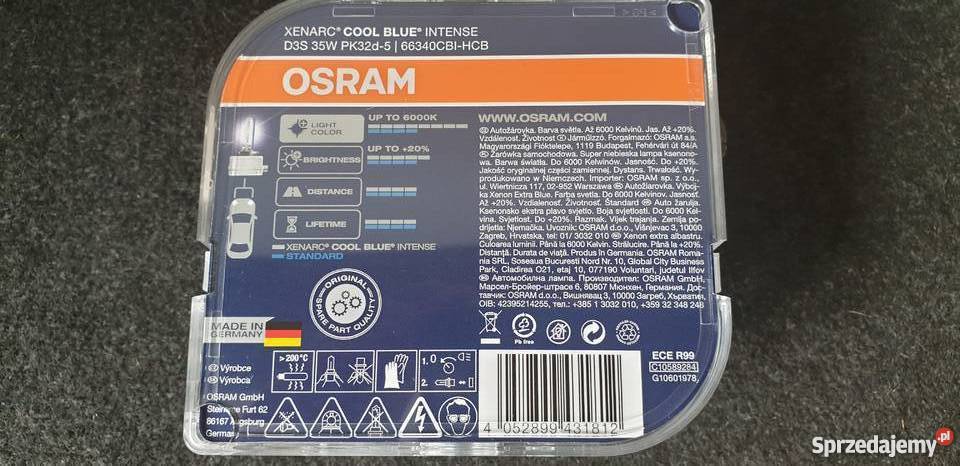 Osram CBI Xenarc 6000k dolnośląskie Lubań