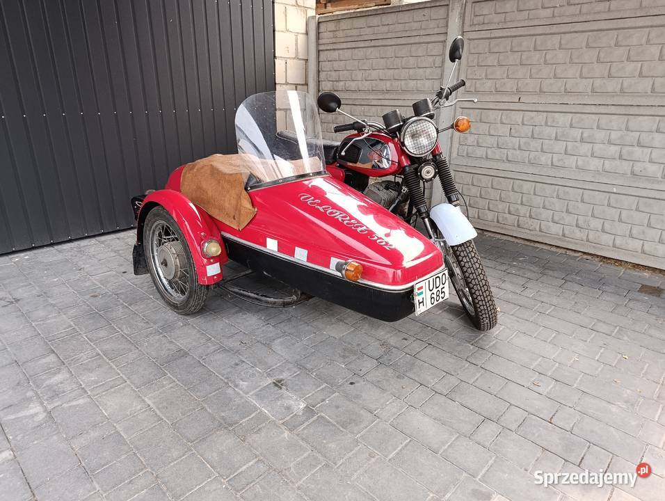 Jawa 350 634 z wózkiem bocznym