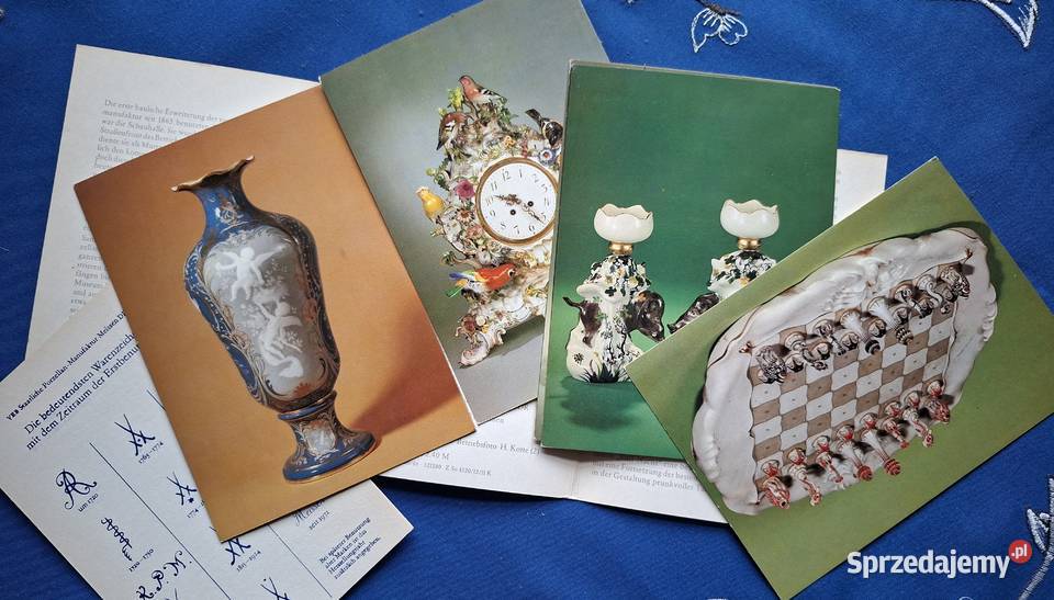 Porzellan Museum Meissen Miśnia pocztówki 8 małopolskie Kraków