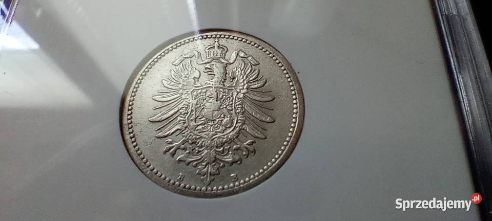 Stare monety 50 fenig 1876 B Niemcy srebro Lesko
