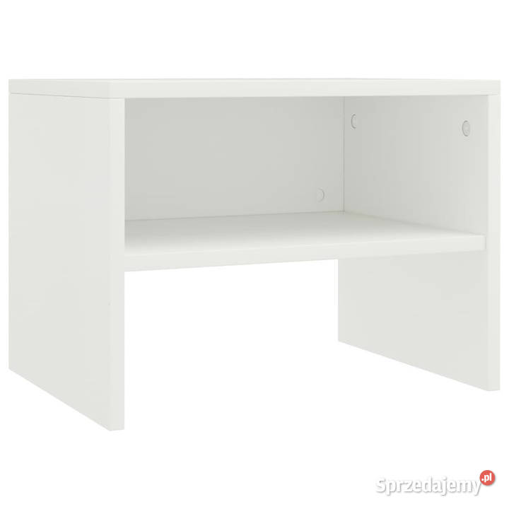 Szafki nocne 2 białe 40x30x30 materiał Warszawa
